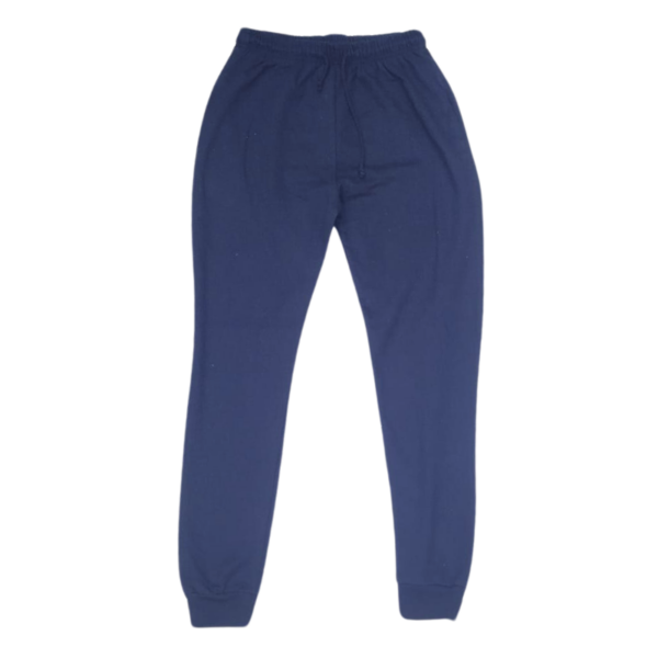 Wholesale Adult Fleece Track Pant- Navy- Size Large - Image 4