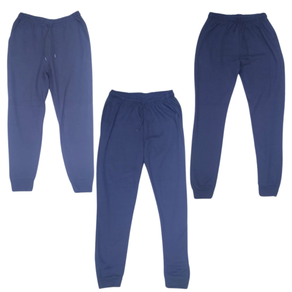 Wholesale Adult Fleece Track Pant- Navy- Size Large