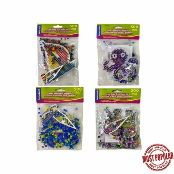 Wholesale Brand Name Kid's Pearl Bead Craft Kit- 4 Assorted Styles