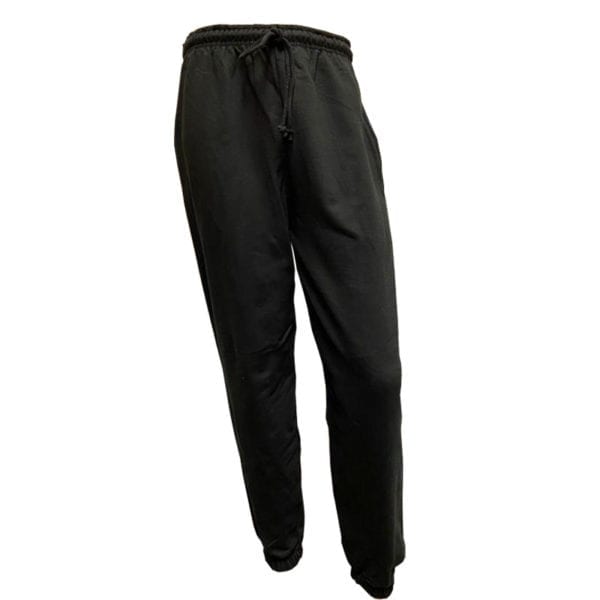 Wholesale Adult Fleece Track Pant- Black- Size Large - Image 3