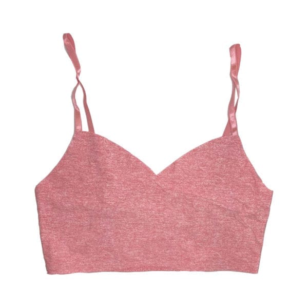 Wholesale Brand Name Ladies' Seamless Bralette - Heather Pink (Size S-XL) - Image 3