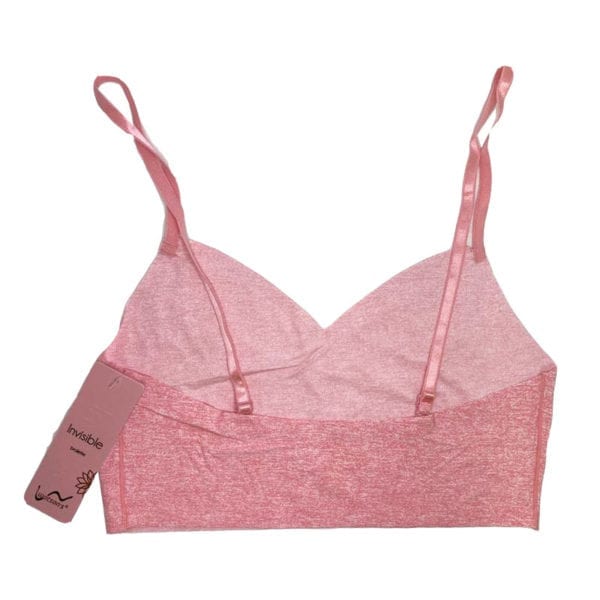 Wholesale Brand Name Ladies' Seamless Bralette - Heather Pink (Size S-XL) - Image 2