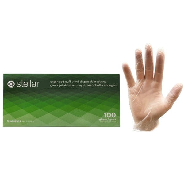 Wholesale Vinyl Gloves- 1000 Pack (10 X 100 PK)- Size Large