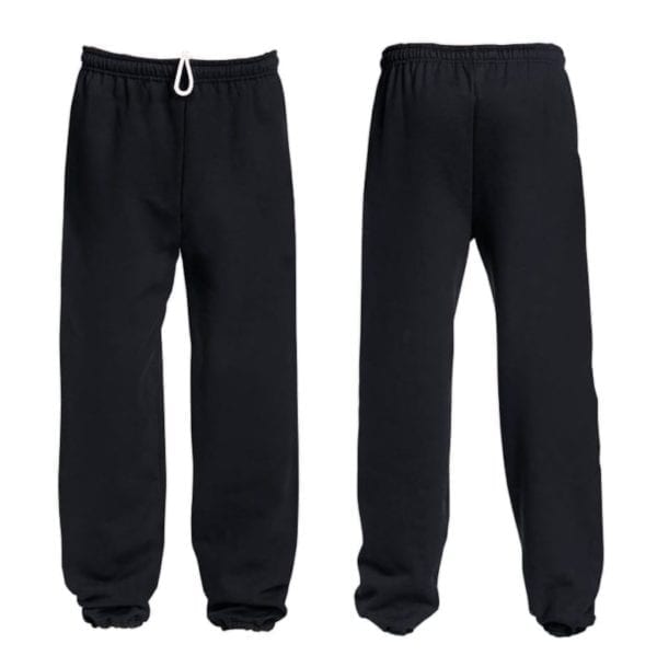 Wholesale Adult Closed Bottom Fleece Sweatpants Size X-Large - Image 2