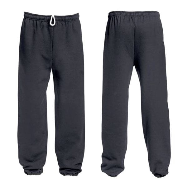 Wholesale Adult Closed Bottom Fleece Sweatpants Size X-Large - Image 3