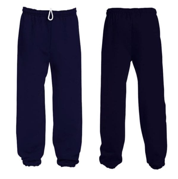 Wholesale Adult Closed Bottom Fleece Sweatpants Size X-Large - Image 4