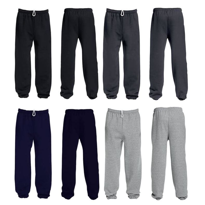 Wholesale Adult Closed Bottom Fleece Sweatpants Size X-Large