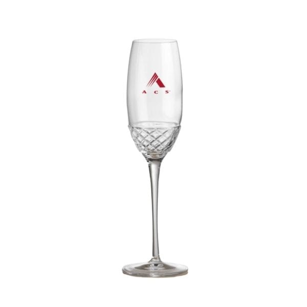 Custom Naselle Flute Crystalline Wine Glass