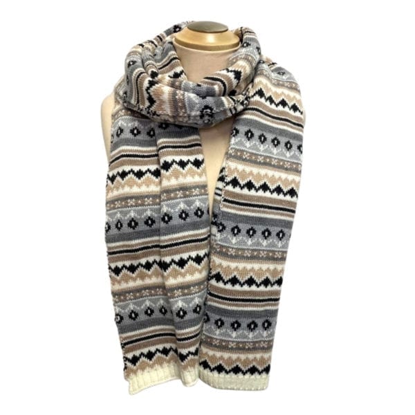 Wholesale Ladies’ Fashion Scarf - Assorted Colours and Prints - Image 3