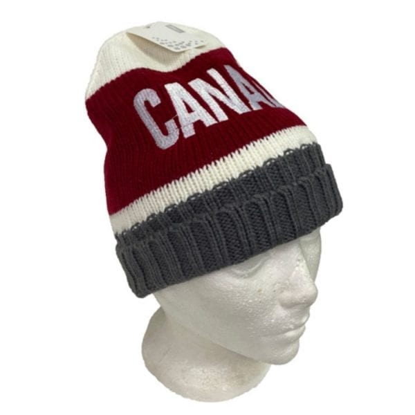 Wholesale Adult Canada Knit Winter Hats/Toque with Canada Text - Image 2