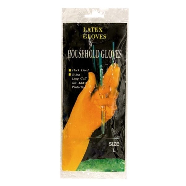 Wholesale Rubber/Latex Gloves (Size Large) - 1 Pair
