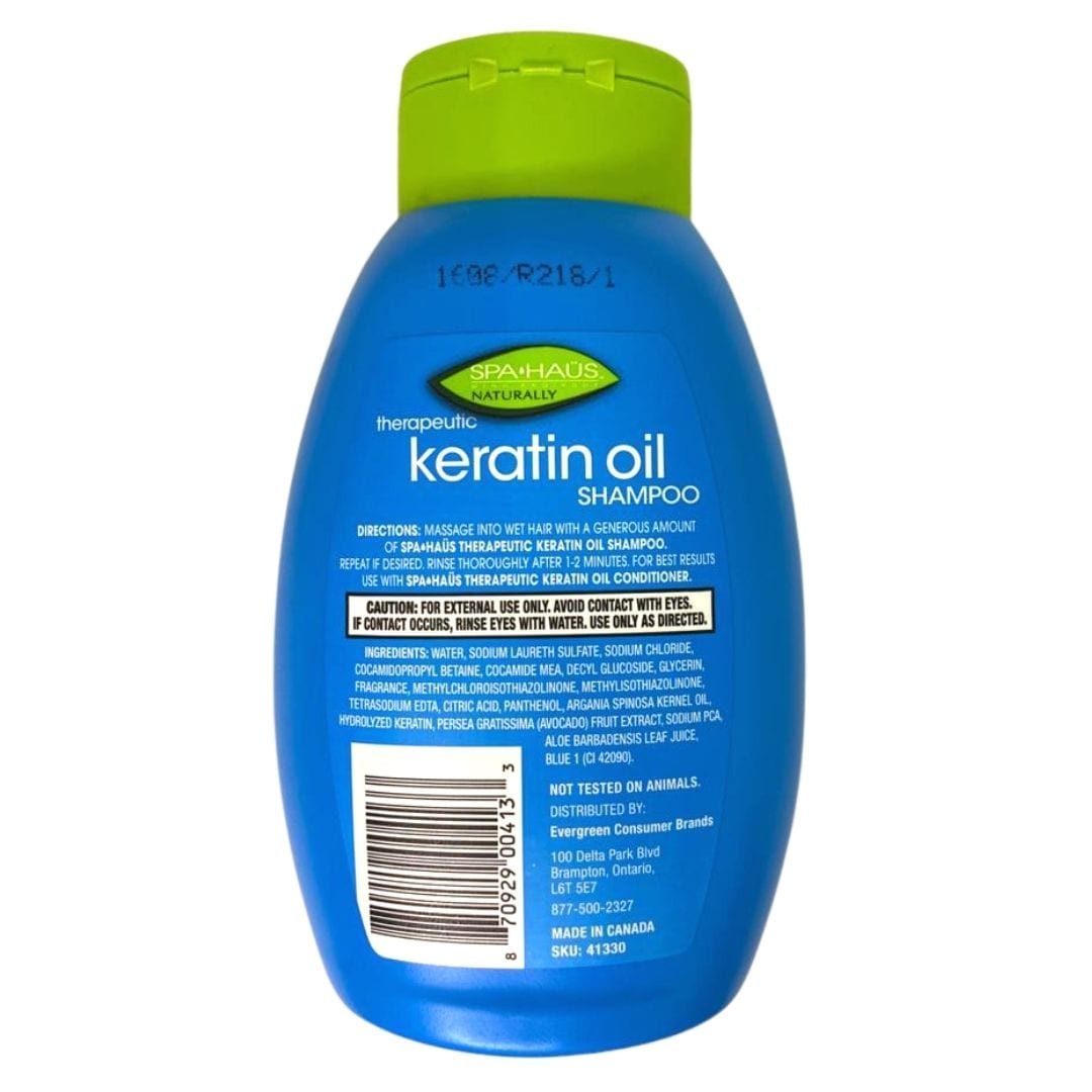 Wholesale Shampoo 414 ml Spa Haus Keratin Oil Bargains