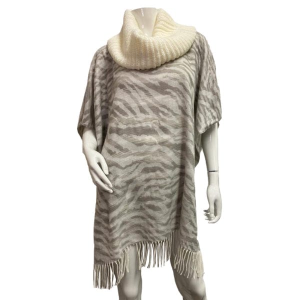 Wholesale Ladies’ Designer Poncho – Asst. Colours and Prints - Image 3