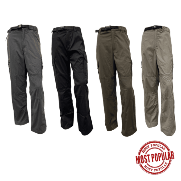 Wholesale Adult Utility/Cargo Pants - Asst. Colours & Length (Size: S-2XL)