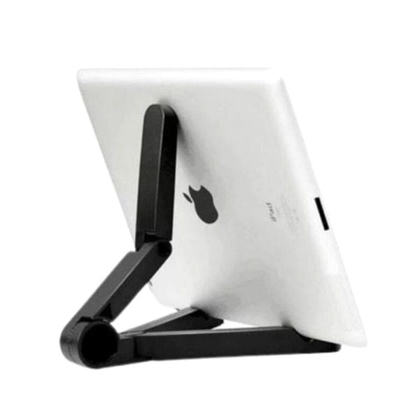 Custom Foldable Tablet and Phone Stand-Black Colour - Image 2