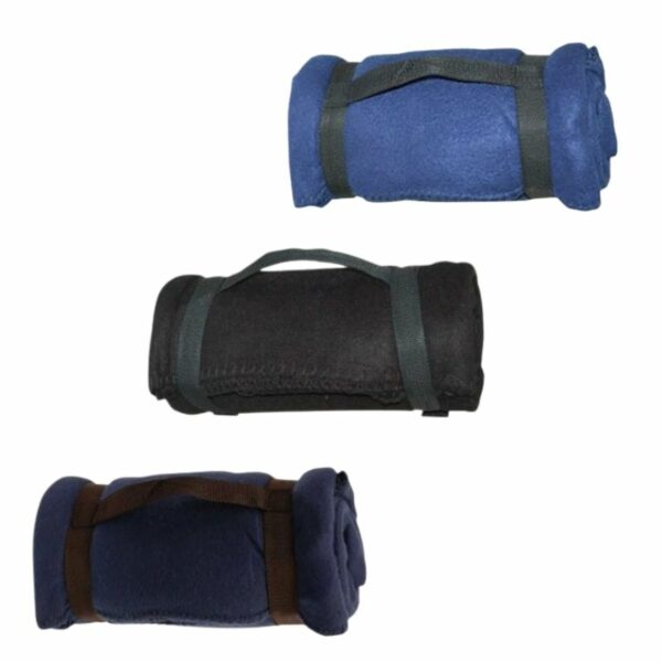 Custom Fleece Blanket with Strap - Image 2