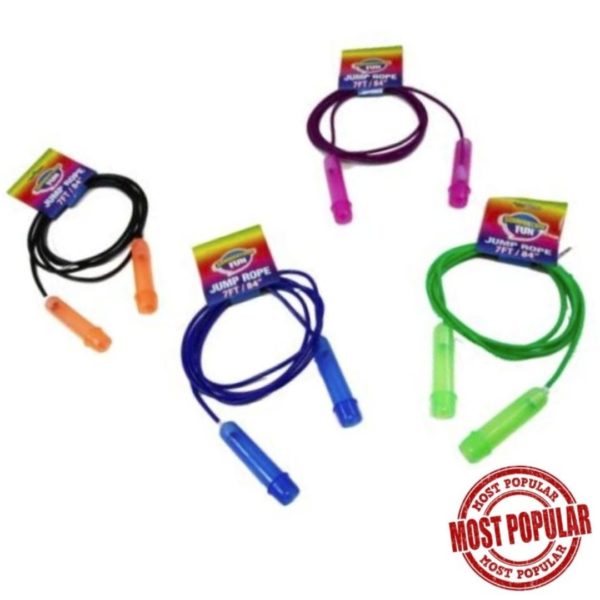 Wholesale Skipping Rope 7 Foot - Asst Colours