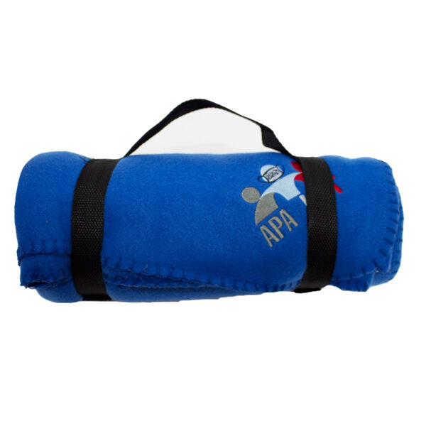 Custom Fleece Blanket with Strap - Image 5