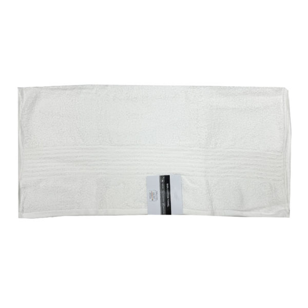 Wholesale Bath Towels - Solid White Colour (Size 27” x 52”) - Image 2