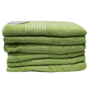 Wholesale Bath Towels - Solid Green Colour (Size 27” x 52”)