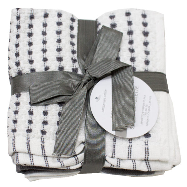 Wholesale Face Cloth/Towel, 6 Pack - Asst. Colours ($1.00 each) - Image 6