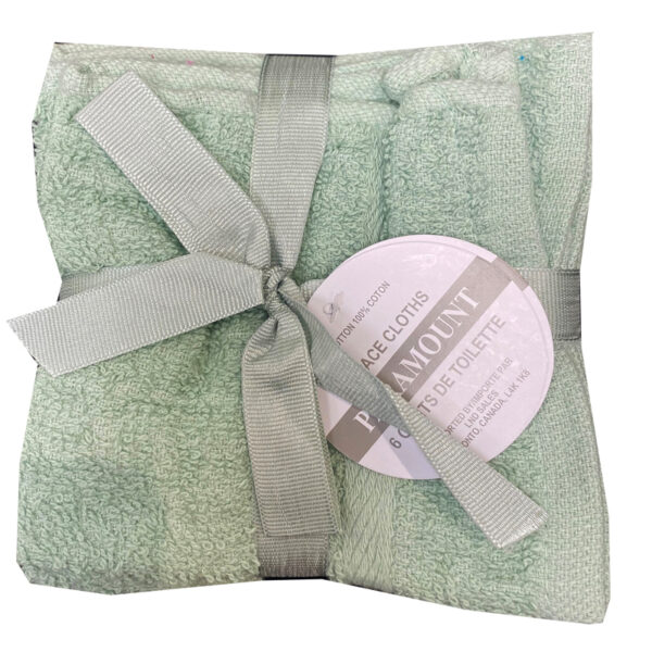 Wholesale Face Cloth/Towel, 6 Pack - Asst. Colours ($1.00 each) - Image 9