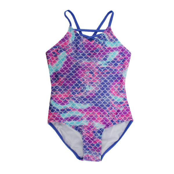 Wholesale Girls' One Piece Swimsuit (Size XS-XL) - Image 3