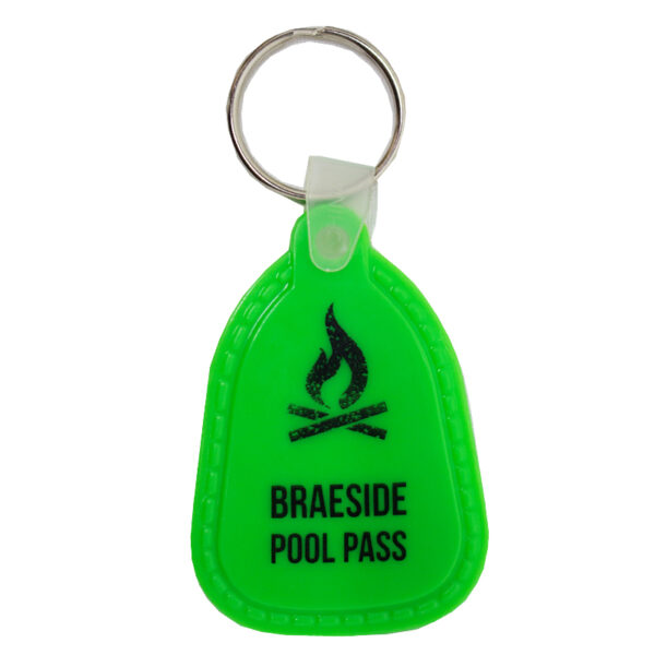 Custom Soft Teardrop Keychain - Image 2