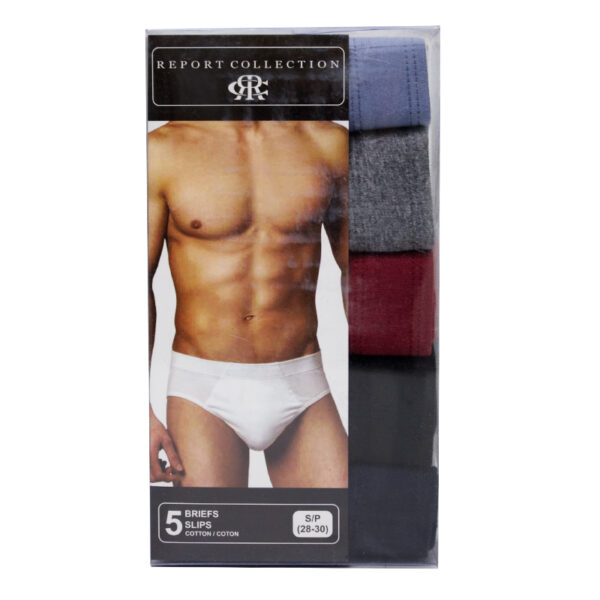 Wholesale Men’s 5-Pack Briefs, Size S-XL, Asst. Colours ($2.75 Each) - Image 4