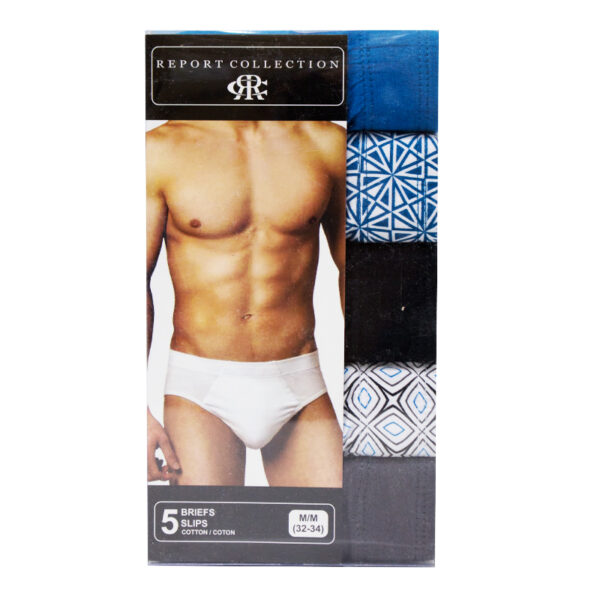 Wholesale Men’s 5-Pack Briefs, Size S-XL, Asst. Colours ($2.75 Each) - Image 3