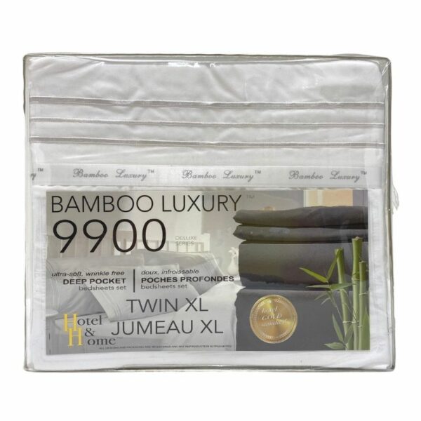 Wholesale Bamboo Twin Sheet, 3-Piece Set - White (X-Large) - Image 3