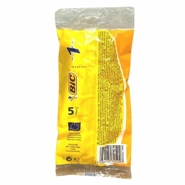 Wholesale Bic Razors, 5-Pack - One Blade ($0.75 Each) - Image 2