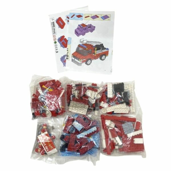Wholesale Building Block Set - Fire Station, 318-Piece - Image 2