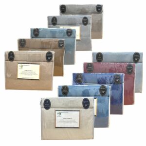 Wholesale Queen Sheet, 6-Piece Set – Asst. Solid Colours