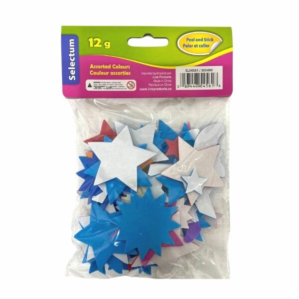 Wholesale Selectum Foam Stickers - Asst. Stars (12g) - Image 2
