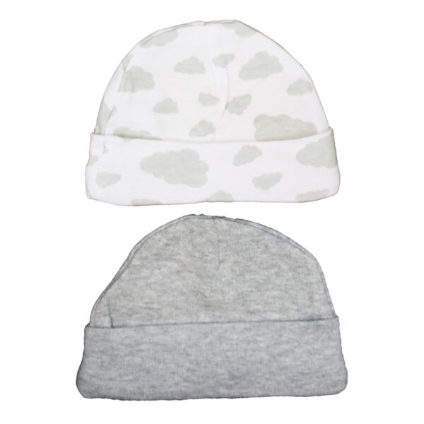 Wholesale Newborn Baby Cotton Hat, 0-3 months, 2-pack ($3.00 Each) - Image 2
