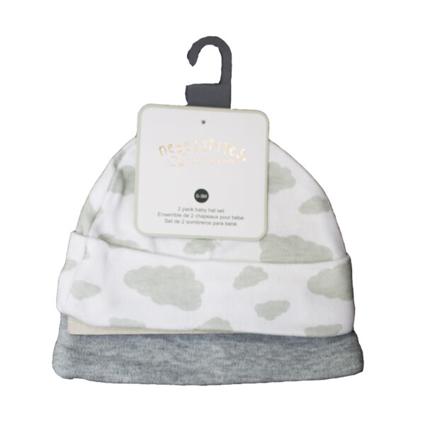 Wholesale Newborn Baby Cotton Hat, 0-3 months, 2-pack ($3.00 Each) - Image 3