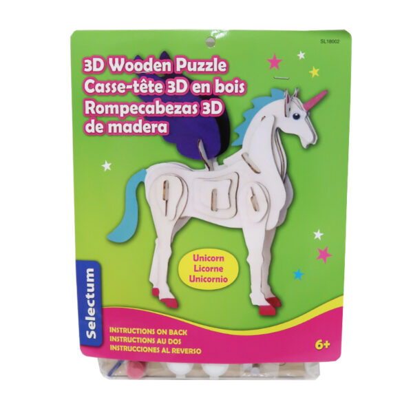 Wholesale 3D Wood Puzzle Paint Set - Asst. Characters - Image 5