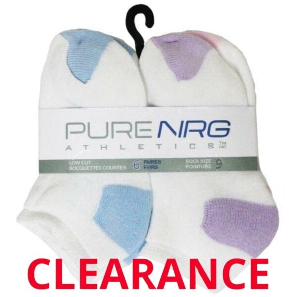 Wholesale Girl's Ankle Socks 6 Pair Pack ($0.83 each)