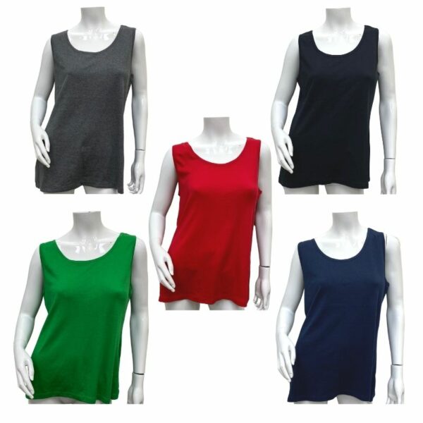 Wholesale Ladies’ Tank Tops - Asst. Colours (Size: XS – 2XL) - Image 7