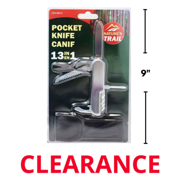 Wholesale Multi Tool, 13-in-1 Pocket Knife