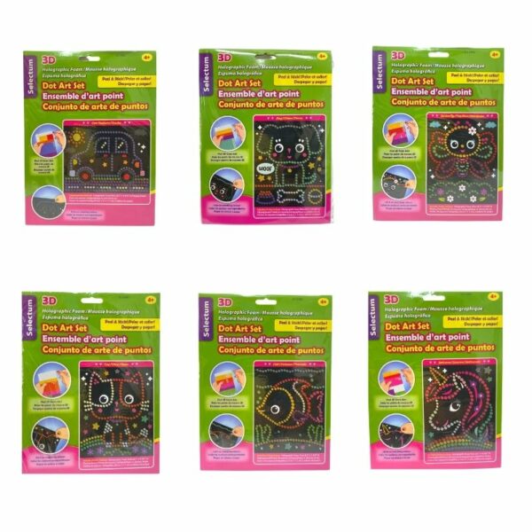 Wholesale Peel & Stick Dot Art Set - 6 Asst. Styles - Image 5