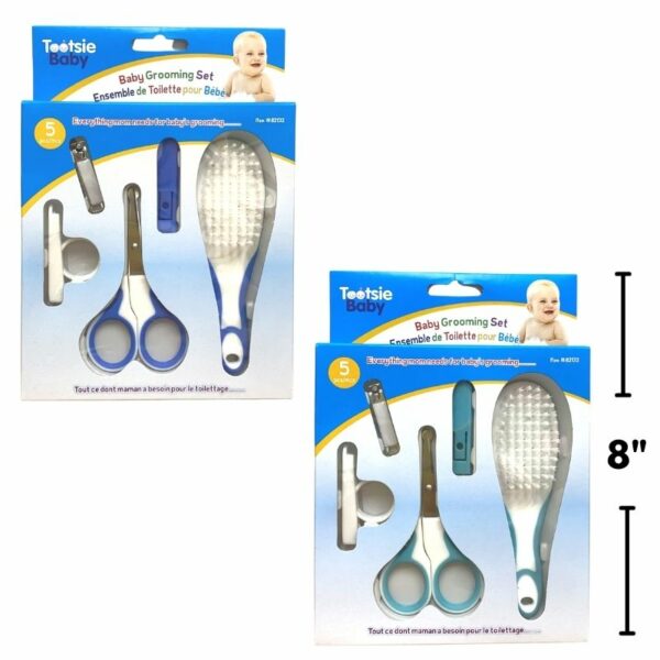 Wholesale Tootsie Baby Grooming, 5-Piece Set - 2 Asst. Colours
