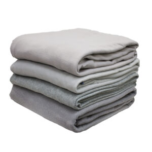 Wholesale Polar Fleece Blanket – Light Grey Mix (Size: 60″ x 80″)