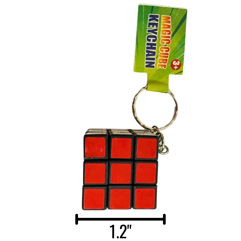 MINI RUBIKS CUBE KEYCHAIN PUZZLE