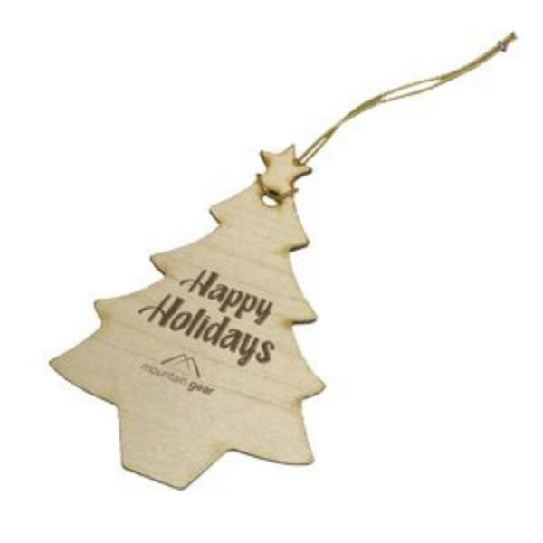 Custom Thick Wood Holiday Ornaments (Many shapes available)