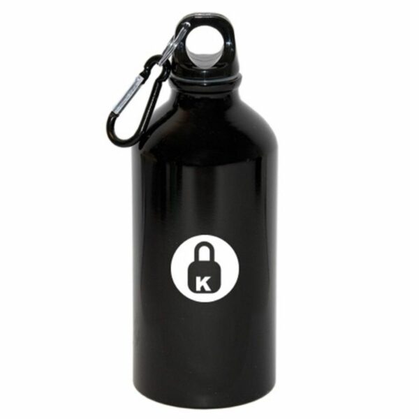 Custom Aluminium Water Bottle With Carabiner 500 ML - Image 10