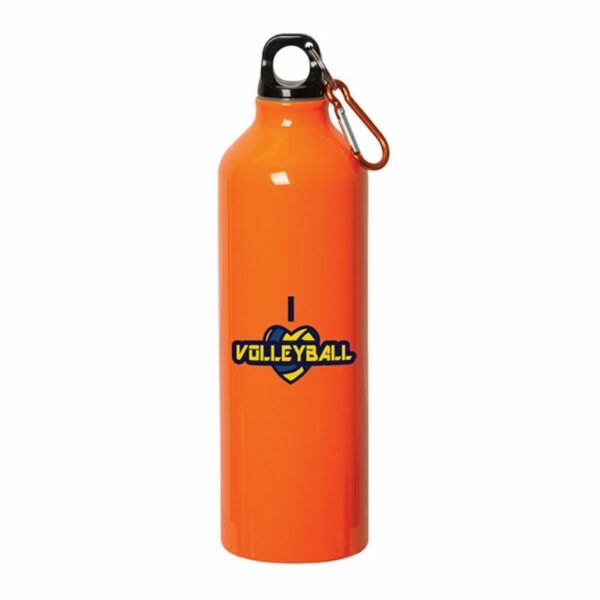 Custom  Aluminum Water Bottle With Carabiner 750 ML - Image 7