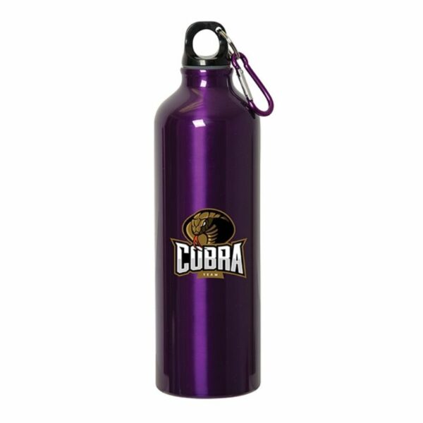 Custom  Aluminum Water Bottle With Carabiner 750 ML - Image 6