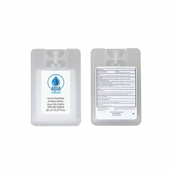 Custom Credit Card Spray Sanitizer 20 ML. (0.67 FL. OZ.)